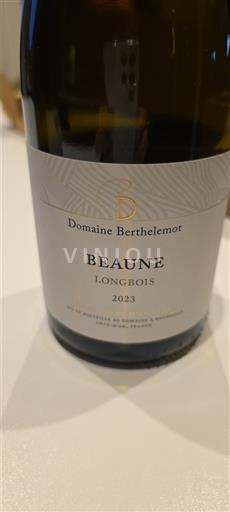 Burgundi Beaune Domaine Berthelemot Longbois 2023