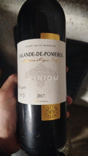 Burdeos Lalande-de-Pomerol Petit jean 2017