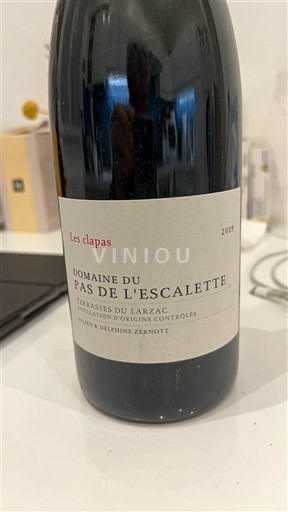 Languedoc Terrasses-du-Larzac Domaine Pas de l'Escalette Les clapas 2019