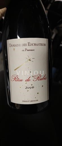 Provenza Coteaux d'Aix-en-Provence Domaine S Enchanteurs Rêve de Rubis 2016