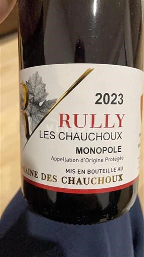Burgundsko Rully Domaine S Chauchoux Les Chauchoux Monopole 2023