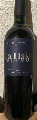 Bordeaux Blaye-côtes-de-bordeaux La Haie la Haie 2021