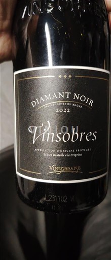 Rhônen laakso Vinsobres Vinsobres Diamant Noir 2022