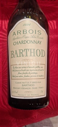 Jura Arbois Barthod 1996