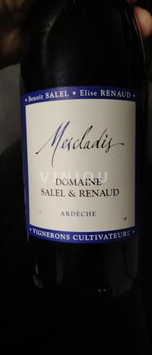 Alpes e regiões Ródano Ardèche Domaine Salel & Renaud Mescladis 2021
