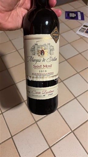 Sudoeste Saint-Mont Marquis de Saint-Estèphe Excellence 2019