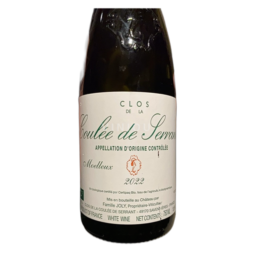 Loiredalen Savennières Nicolas Joly Clos de la Coulée de Serrant 2022