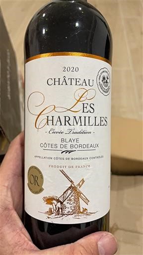 Bordeaux Blaye-côtes-de-bordeaux Château Les Charmilles Tradition 2020