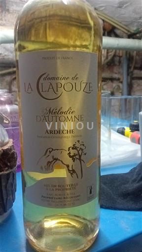 Alpes và các vùng Rhodanien Ardèche Domaine La Clapouze Mélodie d'Automne Không niên vụ