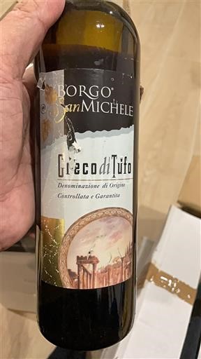 Campanie Greco di Tufo Borgo San Michele Không niên vụ