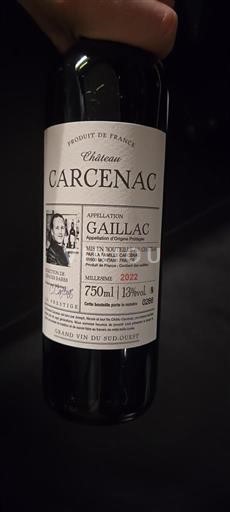 Tây Nam Gaillac Château Carcenac 2022