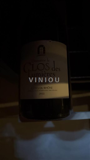 Rhônevallei Côtes-du-rhône Le Clos des Lumières 2022