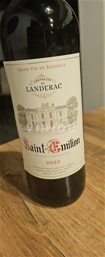 Bordeaux Saint-Émilion Chevalier de Landerac 2022