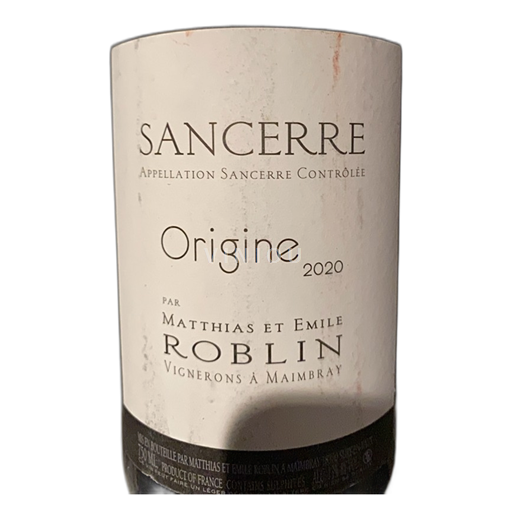 Loire Valley Sancerre Domaine Roblin ORIGINE 2020