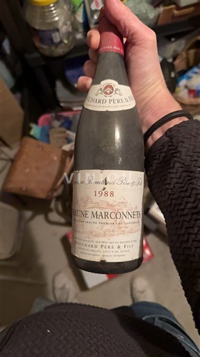 Borgoña No especificado Premier Cru Bouchard Père & Fils Beaune Marconnets 1988