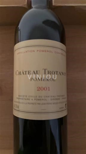 Bordeaux Pomerol Château Trotanoy 2001