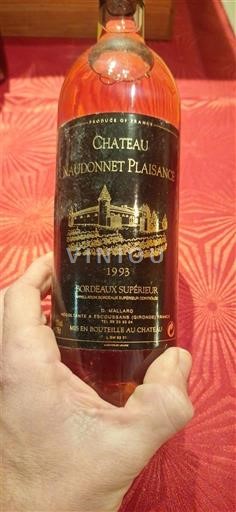 Bordeaux Bordeaux superiore Château Naudonnet Plaisance 1993