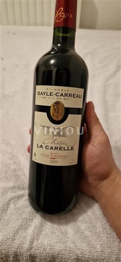 Bordeaux Côtes de Bourg Bayle-Carreau La Carelle 2021