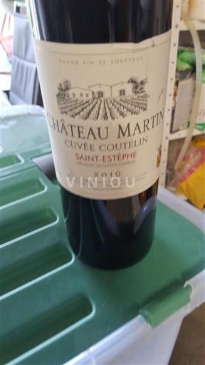 Bordeaux Saint-Estèphe Château Martin Coutelin 2019
