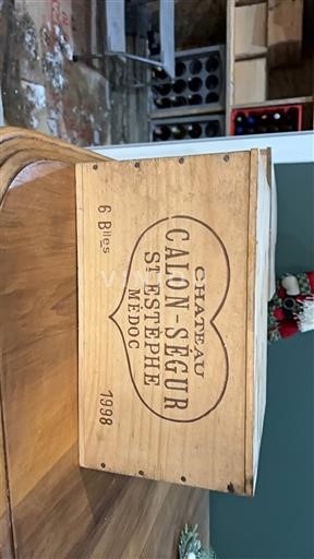 Burdeos Saint-Estèphe Grand Cru Château Calon Ségur 1998