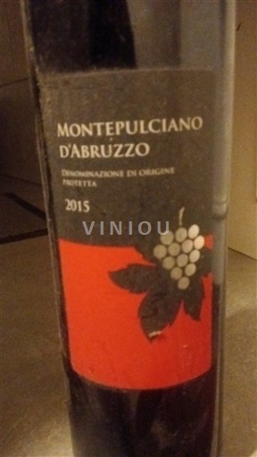 Abruzzes Montepulciano d'Abruzzo Montepulciano 2015
