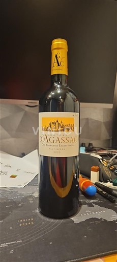 Bordeaux Haut-Médoc Château Agassac Cru bourgeois exceptionnel 2020