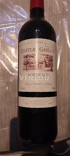 Burdeos Bordeaux Château Gabelot 2014