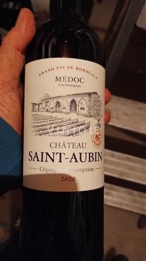 Bordeaux Médoc Château Saint-Aubin Cépages d'Exception 2020