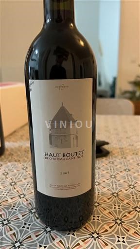 Bordeaux Blaye-côtes-de-bordeaux Château Cantinot Haut Boutet 2005