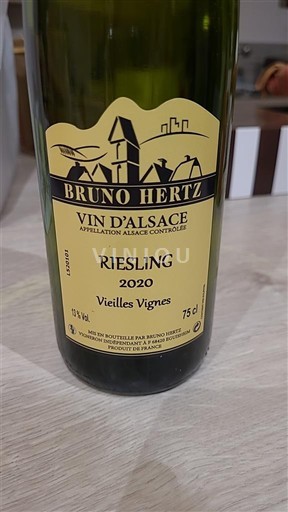 Elsass Riesling Bruno Hertz Vieilles Vignes 2020
