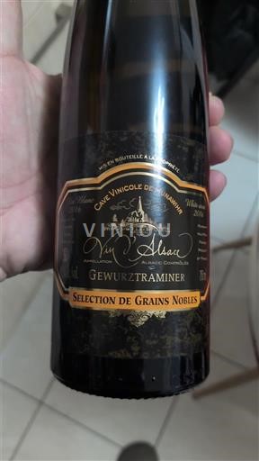 Alsácia Sélection de Grains Nobles Cave Vinicole de Hunawihr 2016