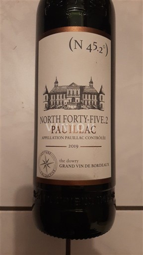 Bordeaux Pauillac North Forty-Five.2 the dowry 2019