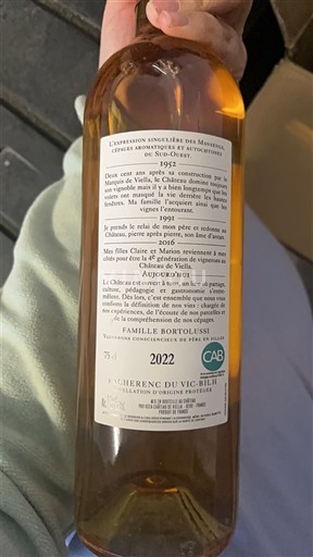 Sudoeste Pacherenc-du-vic-bilh Famille Bortolussi 2022