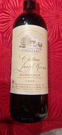 Bordeaux Château Lange Mauriac 1995