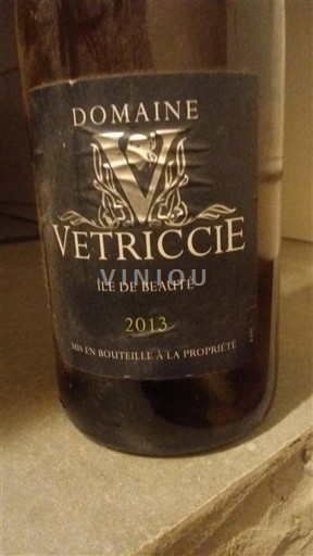 Korsika Île de Beauté Domaine Vetriccie 2013