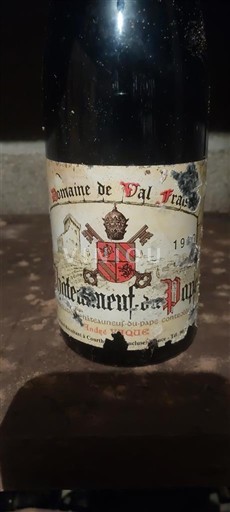Rhônen laakso Châteauneuf-du-Pape Domaine Val Françès 1990