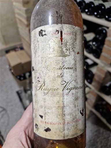 Bordeaux Sauternes Premier Cru Château Rayne Vigneau 1999