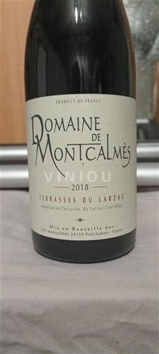 Languedoc Terrasses du Larzac Domaine Montcalmès 2018
