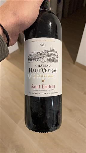 Bordeaux Saint-Émilion Château Haut Veyrac Les Sens du Lieu 2021