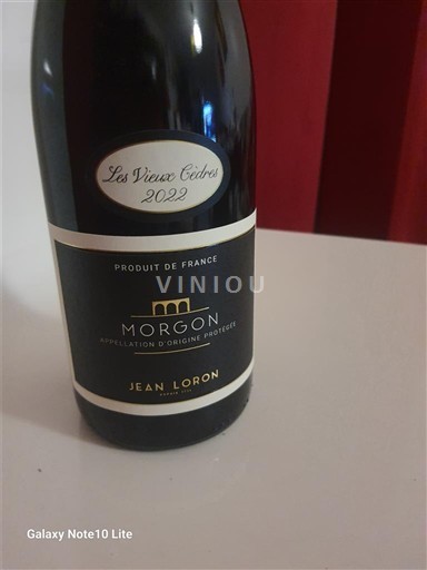 Beaujolais Morgon Jean Loron Les Vieux Cèdres 2022