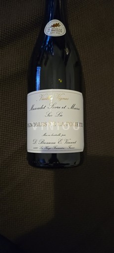 Loirevallei Muscadet-Sèvre-et-Maine Vignobles de La Foliette Vieilles Vignes Muscadet Sèvre et Maine Sur Lie Niet-geïntegreerd