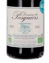 Provence, hạ lưu Rhône, Corse Vaucluse Domaine S Pasquiers Vin de Pays de Vaucluse 2022
