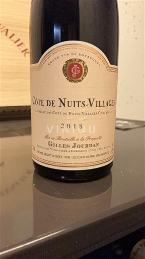 Borgonha Côte de Nuits Villages Gilles Jourdan 2018