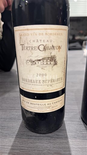 Burdeos Bordeaux superior Château Tertre Cabaron 2000