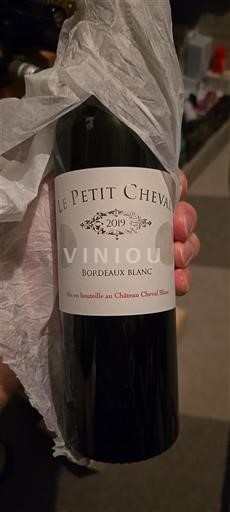 Burdeos Bordeaux blanco Château Cheval Blanc Le Petit Cheval 2019