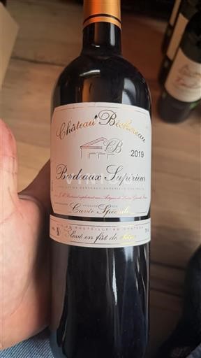 Burdeos Bordeaux superior Château Brébanneau Spéciale 2019