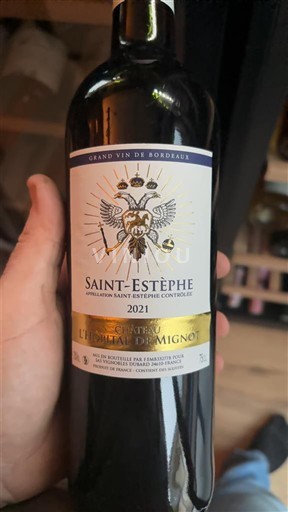 Bordeaux Saint-Estèphe L'Hôpital d'Amignot 2021