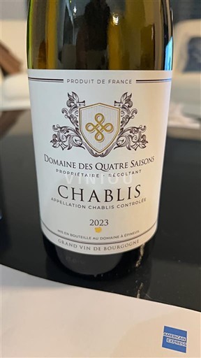 Burgundi Chablis Domaine S Quatre Saisons 2023