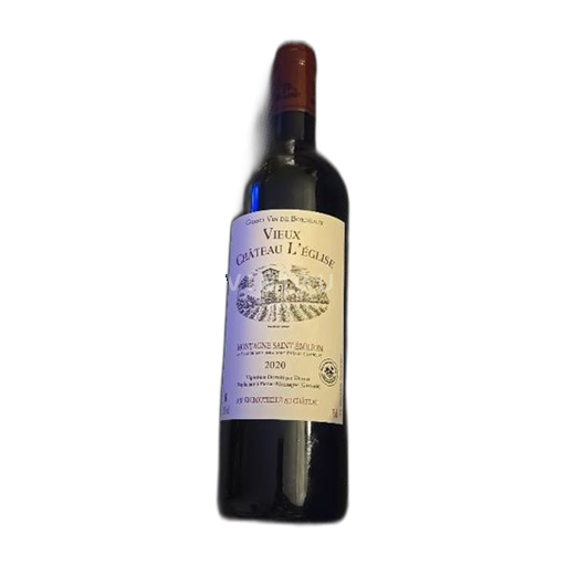 Viner Rouge sec Château Vieux Château l'Église 2020 Frankrike Bordeaux Pomerol AOC