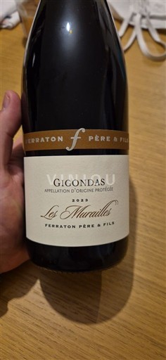 Rona dolina Gigondas Ferraton Père & Fils Les Murailles 2023
